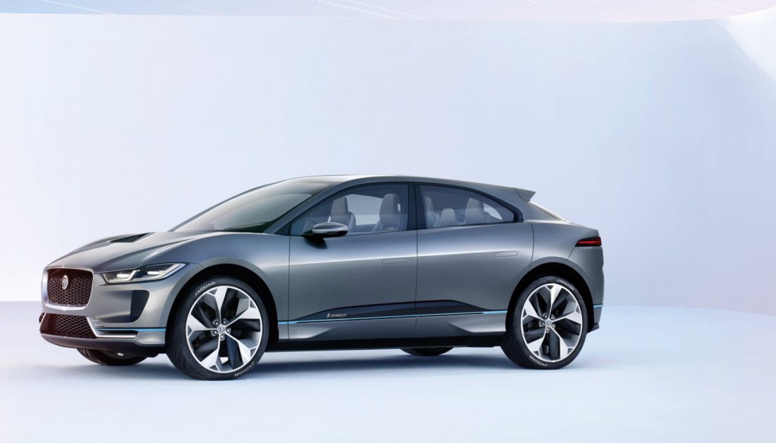 Jaguar Is Launching Their First All Electric Vehicle In The Form Of Jaguar I Pace Is Electric
