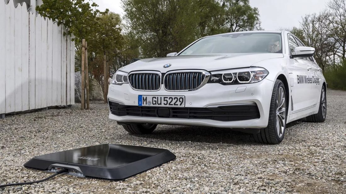 BMW is introducing Wireless Inductive Car Charging for their electric
