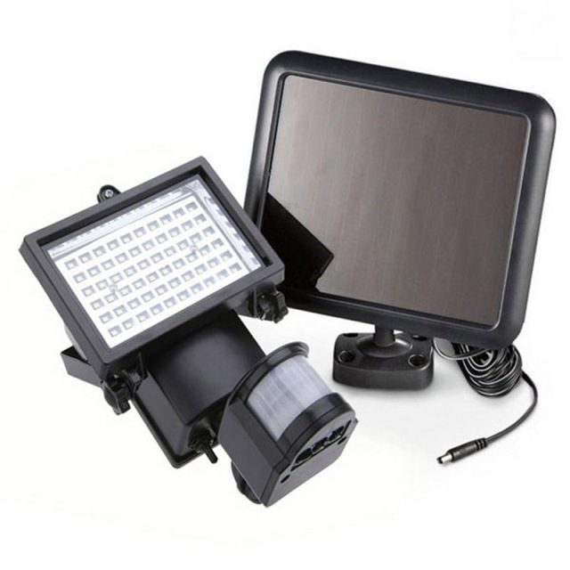 6 Pieces 60 Led Motion Sensor Solar Power Pir Flood Light For 60 Led Pir Motion Sensor Solar Flood Light