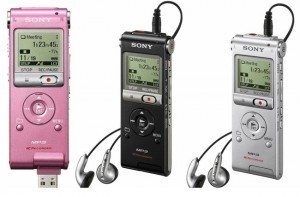 Sony ICD-UX200 Sony UX300 Sony UX300F Digital Voice Recorders
