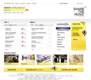 STM Share the Music Website