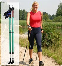 Chung Shi Shoes with Walking Poles