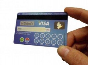 Emue technologies Anti-fraud credit card features E-Ink display