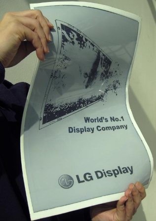 LG 19-inch Flexible E-Paper Display 1