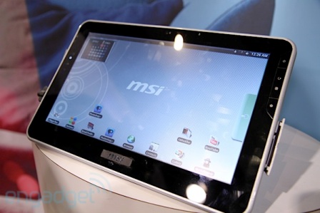 MSIs 10 Inch NVIDIA Tegra Tablet 2