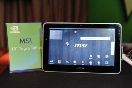 MSIs 10 Inch NVIDIA Tegra Tablet