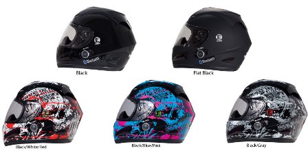 Oneal Element Fastrack Bluetooth Motorcycle Helmet 3