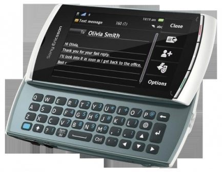 Sony Ericsson Vivaz Pro with added QWERTY