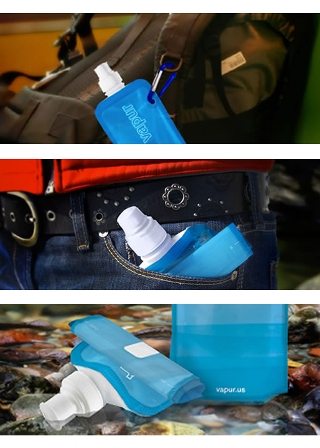 Vapur Reusable Flexible Water Bottle 3