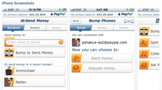 PayPal Send Money 2 0 app for iPhone