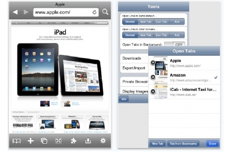 iCab Mobile for iPhone-Safari Alternative