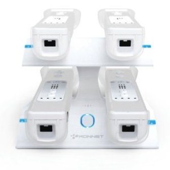 Konnet Technology_s New PowerV Quad Wirelessly Charges Four Nintendo Wii Remotes using Induction Technology 2