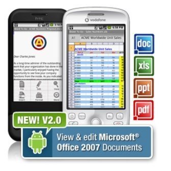 DataViz to Feature Documents To Go 3.0 for Android at Google I O 2010