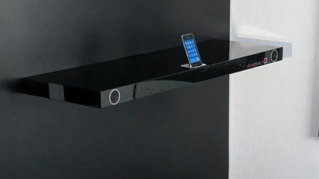 Finite Elemente Hohrizontal 51- Media Shelf Docking Station 2