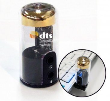 AS301DTS USB Audio Tube Gives PC users Surround Sound and Light Show