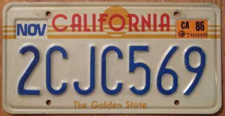 California-License-Plate