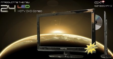 Sceptre 19 and 24-inch Widescreen GX-I LED HDTVs with Ultra-Thin Embedded DVD Players 2