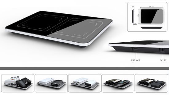 ElectroHub Universal wireless charger introduced at CES 2011
