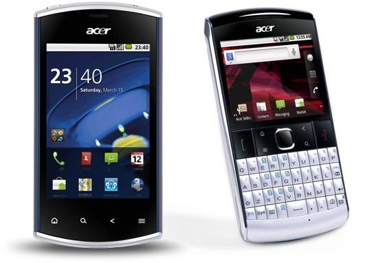 Acer announces liquidmini and beTouch E210 Android Froyo phones