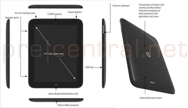 HP webOS Topaz tablet revealed