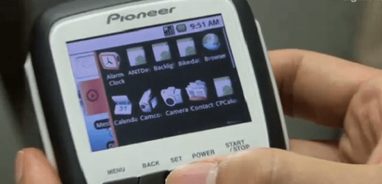 Pioneer Cyclocomputer Runs Android