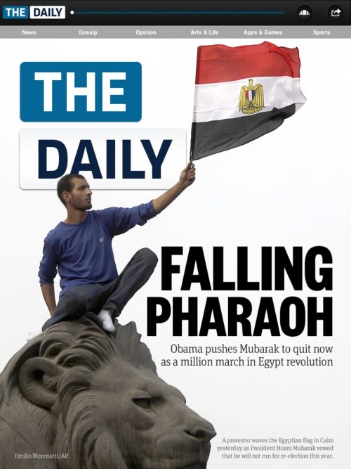 “The Daily” iPad Newspaper is out and Free for 2 weeks