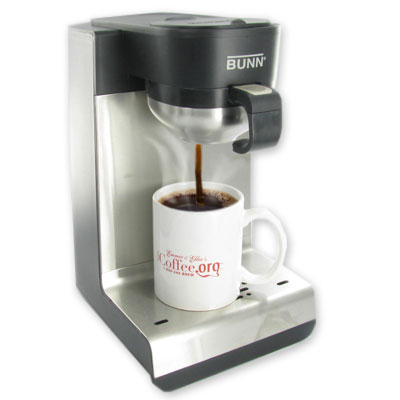 BUNN MY CAFE MCU SINGLE CUP COFFEE MAKER WITH ALL 4 DRAWERS