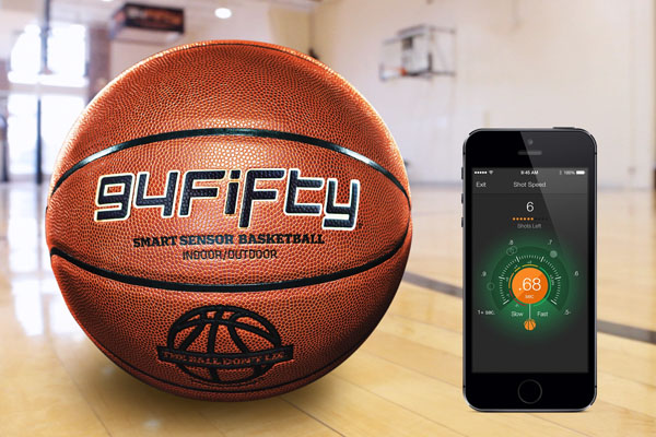 94Fifty Smart Sensor Basketball (videos)