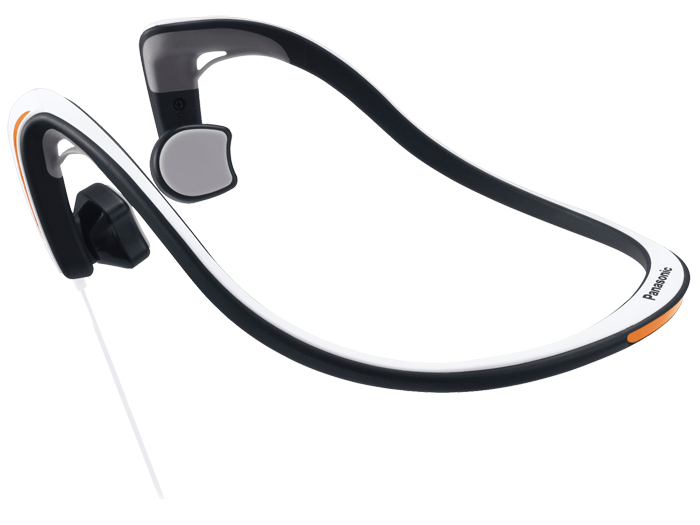Panasonic HGS10-W bone conduction headphones