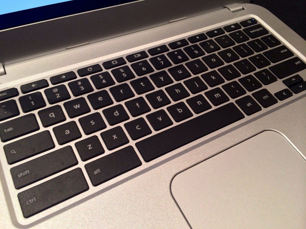 Toshiba Chromebook 2 has spacious keyboard