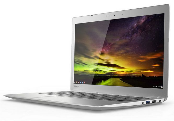 Toshiba Chromebook 2 is thinner than first