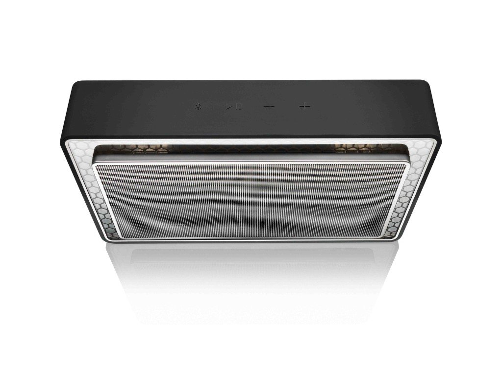 Bowers & Wilkins T7 measures 4.5" x 8.3" x 2.1"