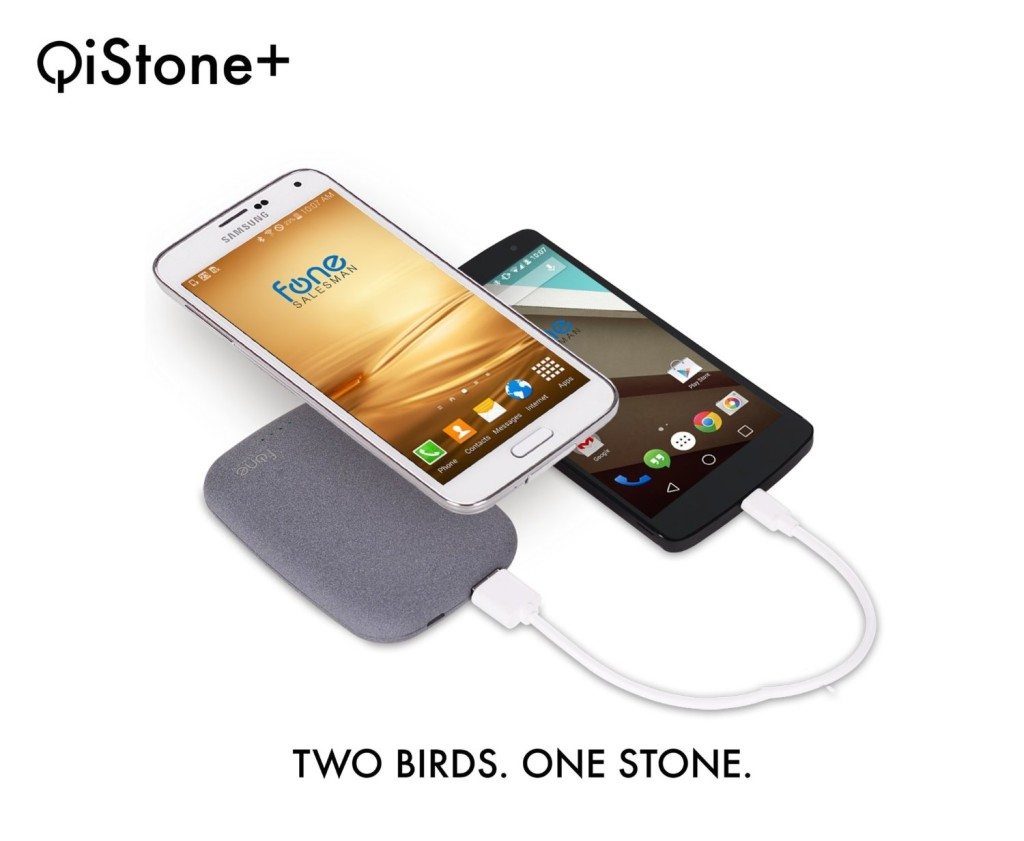 FoneSalesman QiStone lets you charge 2 devices at once