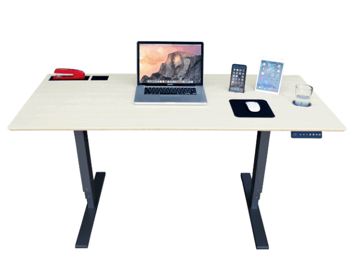 LiftPro Standing Desk raises electronically