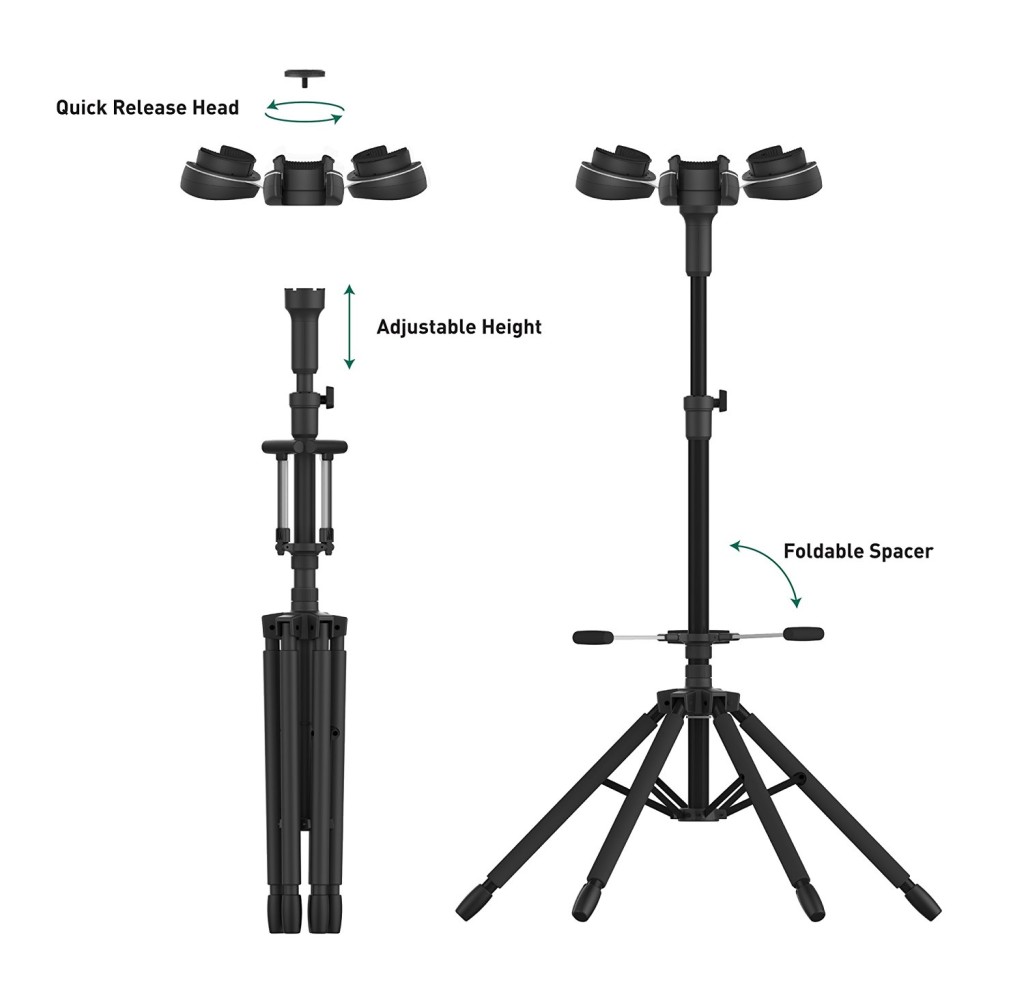 D&A Hydra Guitar Stand folds up