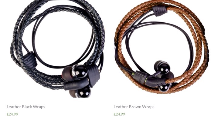 Wraps Headphones come in leather