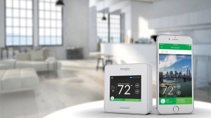Schneider Electric Wiser Air Smart Thermostat has an app