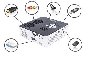 AAXA M5 Mini Projector has tons of inputs