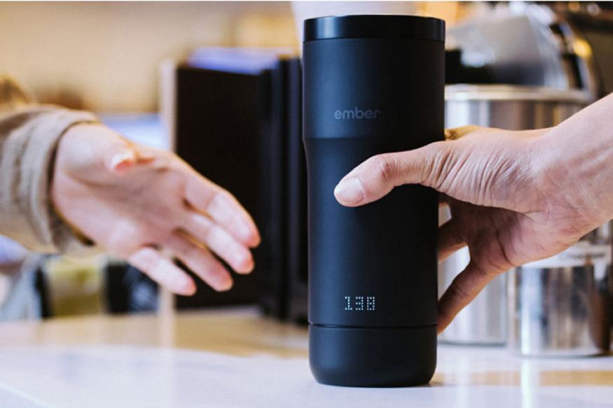 Ember Connected & Heated Travel Mug has great design