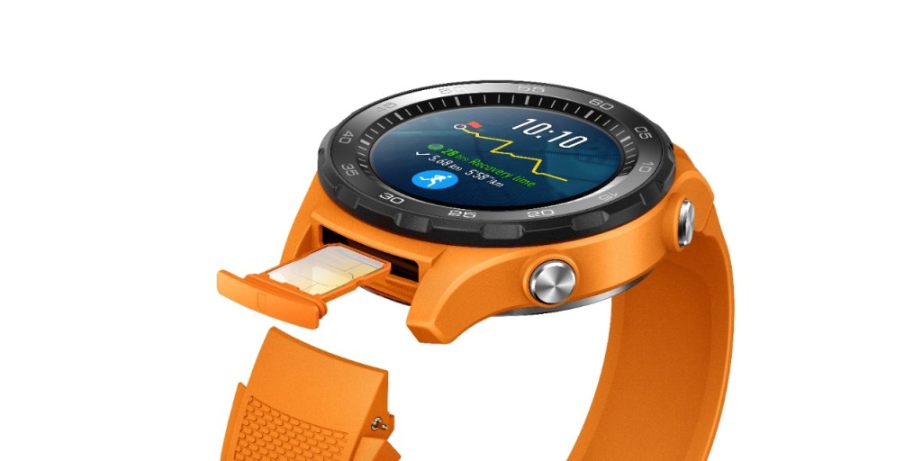 HUAWEI WATCH 2 has a SIM card