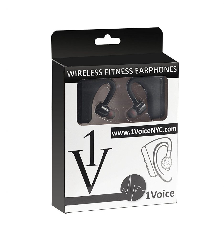 1Voice Wireless Fitness Earphones are available on Groupon