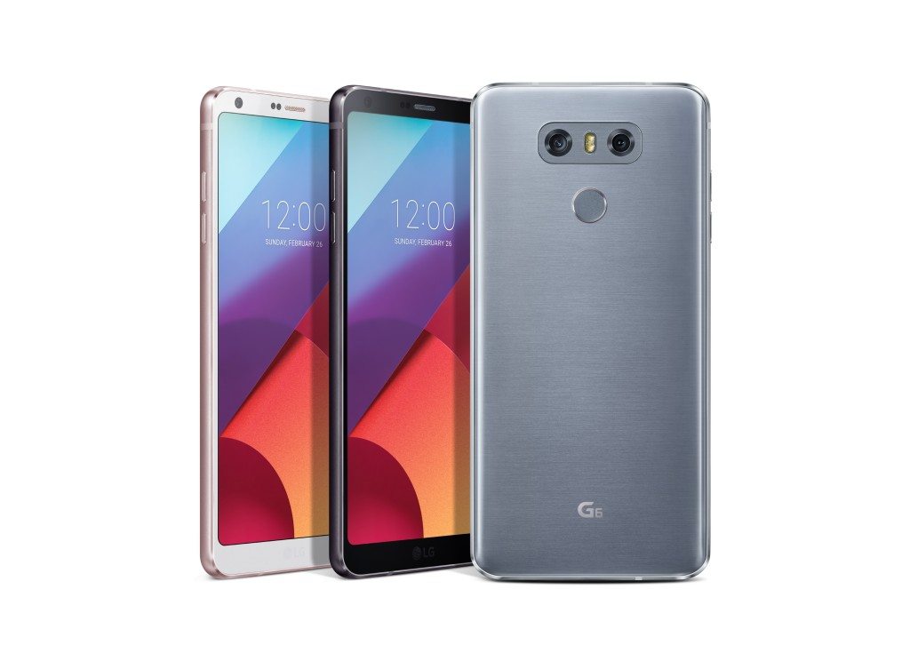 LG G6 comes in white, black and platinum