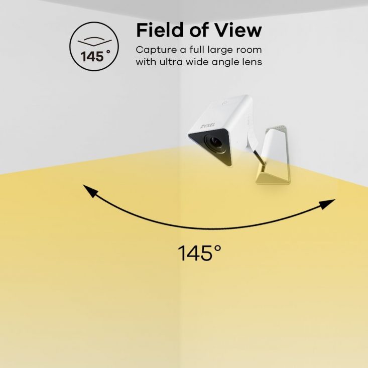 ZYXEL Aurora has 145-degree viewing field