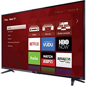 TCL 55S405 has a remote