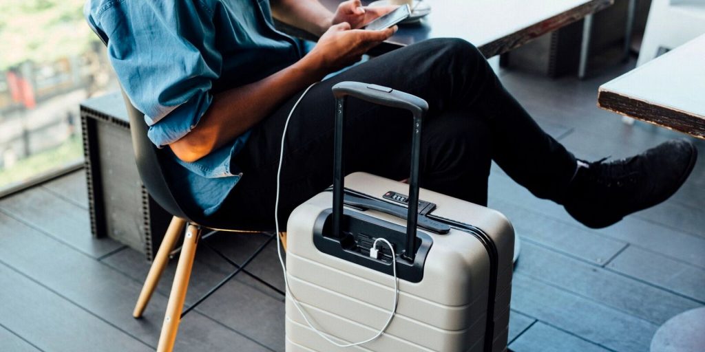 Away Travel Carry-On has 2 USB ports