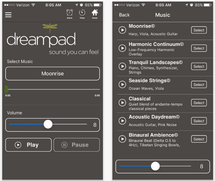 DreamPad App is simple to use