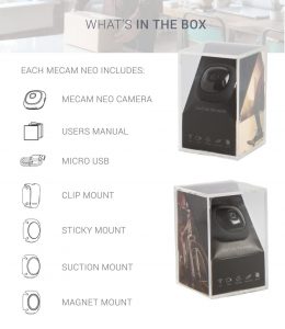 MeCam NeoMe Mini Wearable Video Camera 6