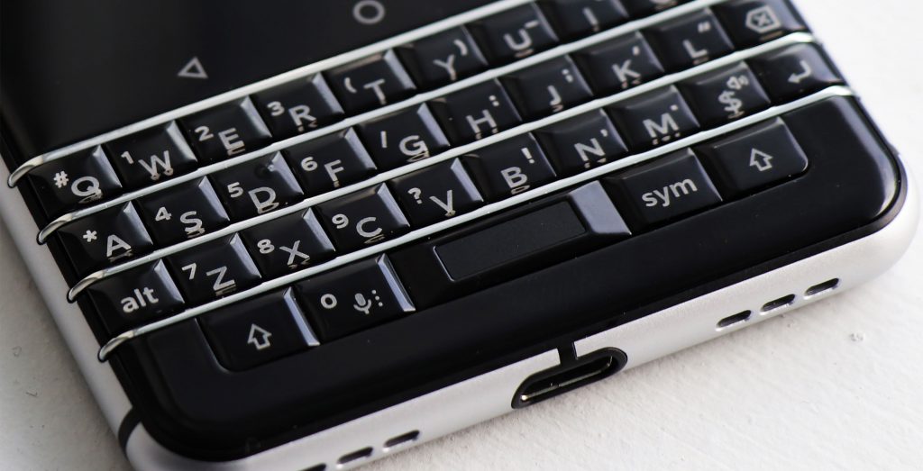 Blackberry KEYone keyboard works great