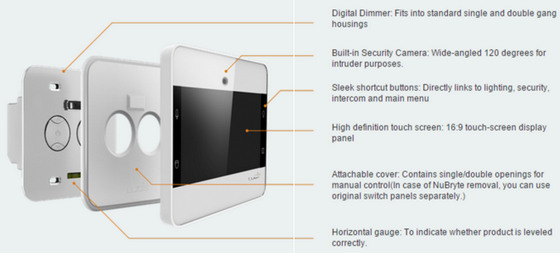 NuBryte Touchpoint has a camera