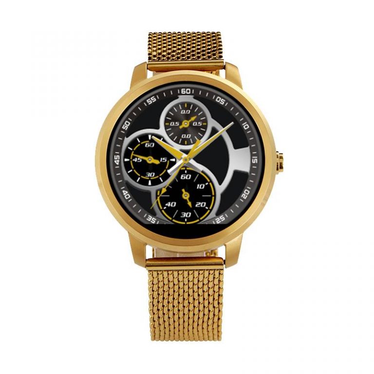 Gold Smartwatch is flashy